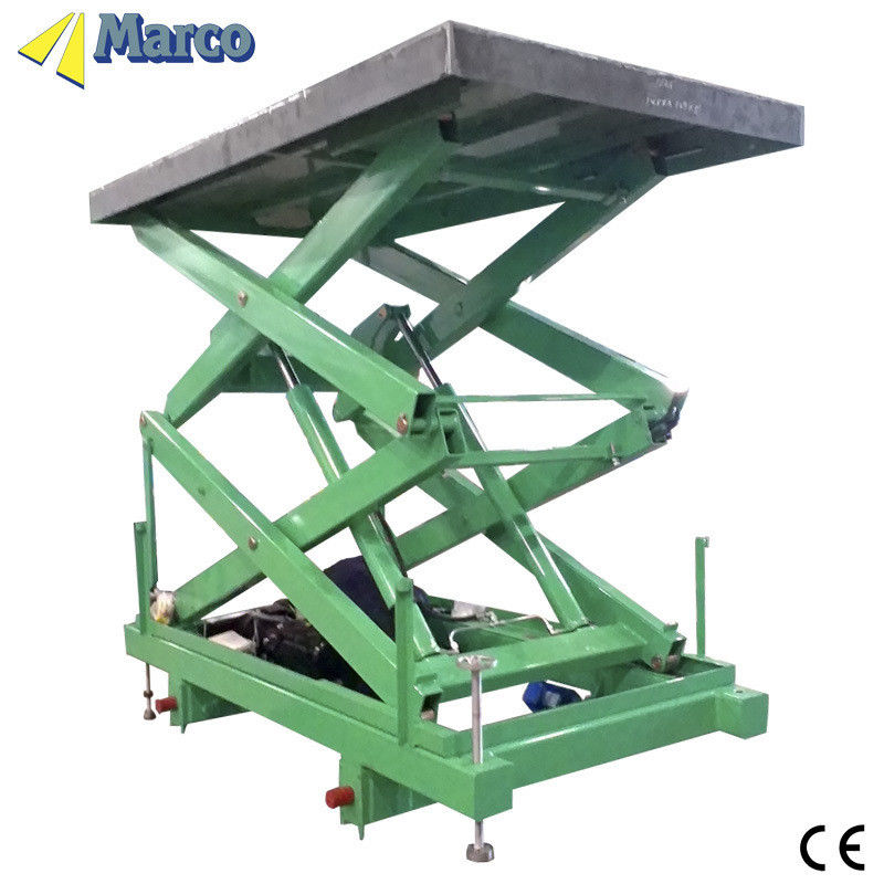 Personnalisation Table de levage à ciseaux haute marque de 2,5-4 tonnes avec mouvement stationnaire homologué CE