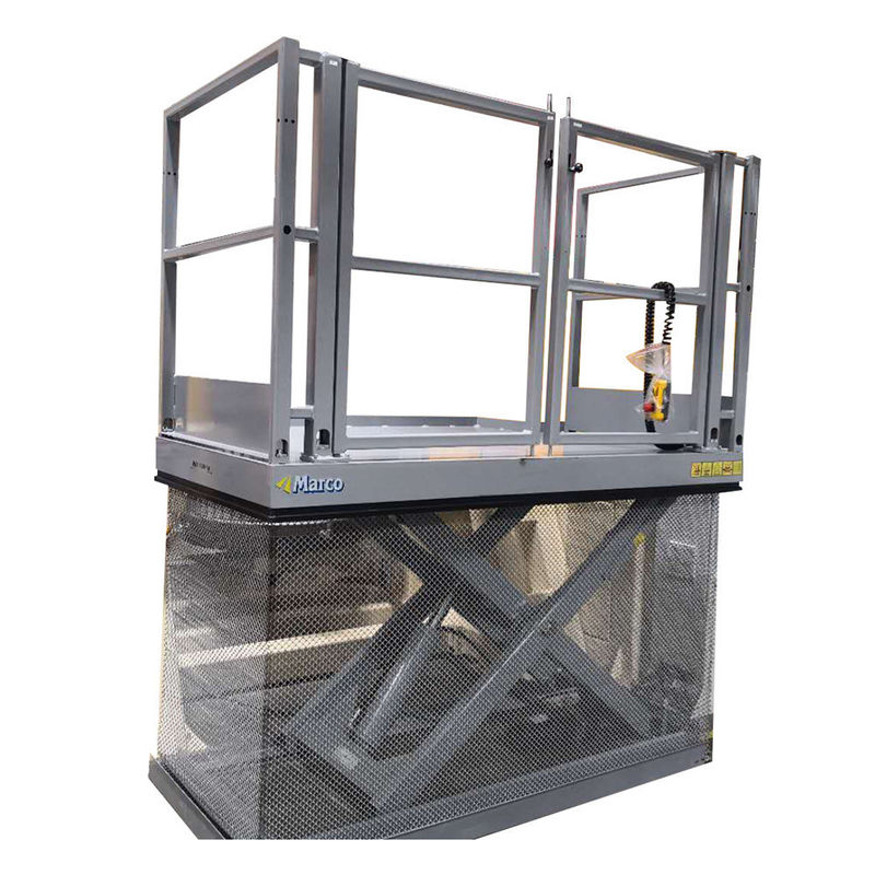M1-010125-D2 Ce Mini-ascenseur hydraulique à ciseaux avec roue de roulement stationnaire