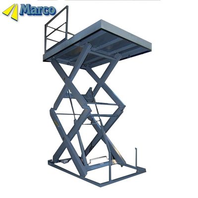 Niveau de poids spécial Marco Goods Lift Plateforme hydraulique de levage à deux niveaux fixes